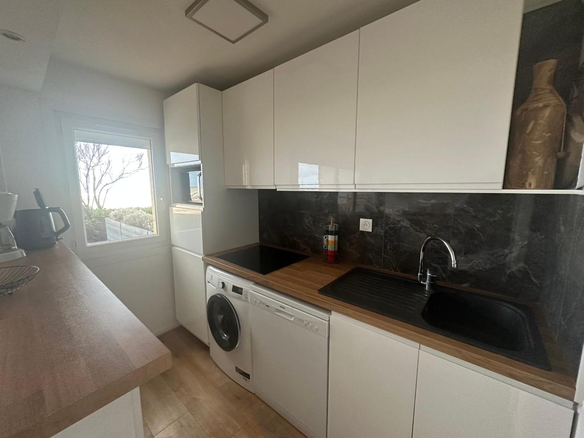 Appartement 2P, Rez-De-Jardin, Acces Plage, Animaux Ok, Parking, Internet Inclus - Fr-1-487-355 Cabourg Buitenkant foto